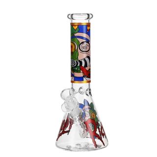 32232A - Bong Cristal Ice Ricky & Morty 25 cm. mod. 4