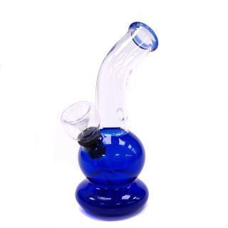 32105 - Bong Cristal Mini Azul 11 cm.