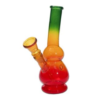 Bong Cristal Rasta 18 cm.