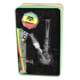 Bong Cristal Set Grinder & Limpiador de Pipa 18 cm. mod. 3 Bong Cristal Set Grinder & Limpiador de Pipa 18 cm. mod. 3