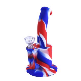 32213A - Bong Hard Silicone Glass Bowl & Bote Silicona  26 cm.