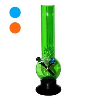 12102 - Bong Plastico Ice doble Cazoleta 30 cm. Mix Color