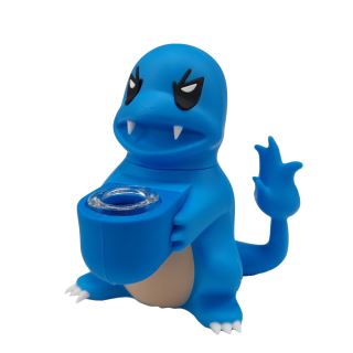 32173D - Bong Silicona & Glass Bowl Dragon 13x8 cm.