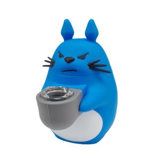 32173E - Bong Silicona & Glass Bowl Mouse 12.5x8 cm.