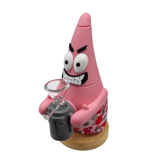 32173H - Bong Silicona & Glass Bowl Patricio 16x7 cm.
