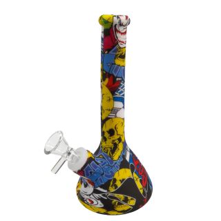 32201C - Bong Silicona & Glass Bowl Silicona 19 cm.