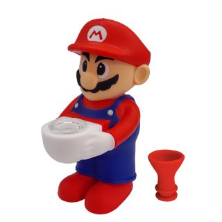 32147C - Bong Silicona & Glass Plumber 11x14 cm.