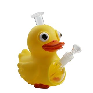 32240A - Bong Silicone & Glass Bowl Duck 20 cm.