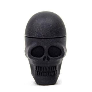 19586 - Bote Silicona 25 ml. Black Skull 35x55 mm. 10 ud.