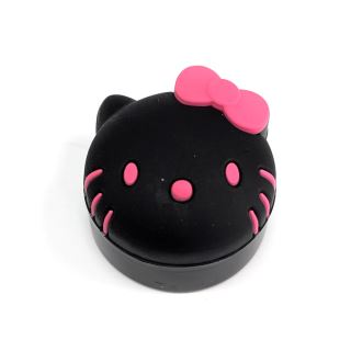 32502A - Bote Silicona 6 ml. Hello Kitty Black 30x20 mm. Pack 10 ud.