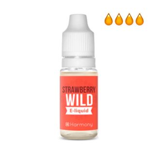 CBD E-Liquid Harmony Wild Strawberry 10 ml. 6 %.