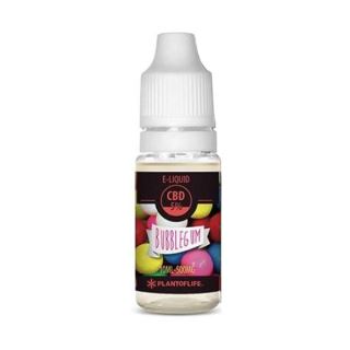 CBD E-Liquid Plant of Life Bubblegum 10 ml. 5%.