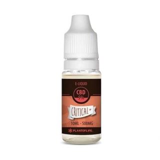 CBD E-Liquid Plant of Life Critical Mass 10 ml. 5%.