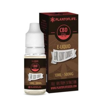 19421 - CBD E-Liquid Plant of Life Girlscout Cookies 5% 10 ml.