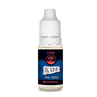 10580 - CBD E-Liquid Plant of Life OG Kush 10 ml. 5%.