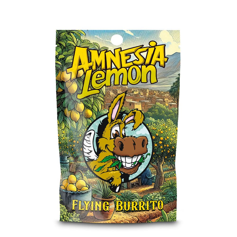 CBD Hash Flying Burrito Amnesia Lemon  5 gr. CBD Hash Flying Burrito Amnesia Lemon  5 gr.