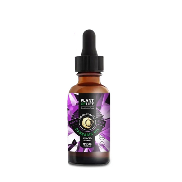 CBD Oil Plant of Life 15% Cbd & 15% Ultra Spectrum Cbg 10 ml. CBD Oil Plant of Life 15% Cbd & 15% Ultra Spectrum Cbg 10 ml.