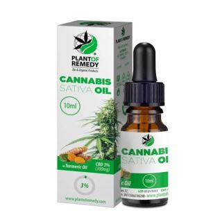 CBD Oil Plant of Life Remedy Cúrcuma  3% - 10 ml.