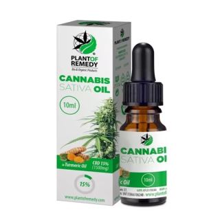 CBD Oil Plant of Life Remedy Cúrcuma 15% - 10 ml.