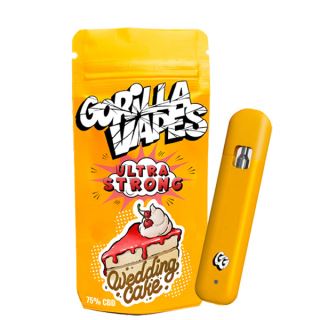 .CBD Vaper 75 % Wedding Cake 1 ml. Gorilla Grillz