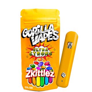 19664 - .CBD Vaper 75 % Zkittlez 1 ml. Gorilla Grillz