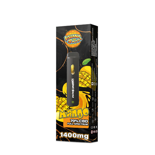 CBD Vaper Iguana Smoke  Full Spectrum Mango 2 ml. CBD Vaper Iguana Smoke  Full Spectrum Mango 2 ml.