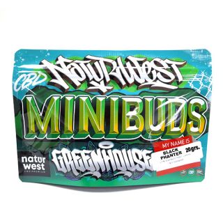 25411 - Cañamo Cbd Naturwest  Mini Buds  Black Panther 20 gr.