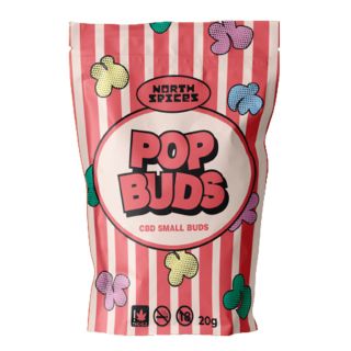 26944 - Cañamo Cbd North Spices Pop  Buds Outdoor 20 gr.