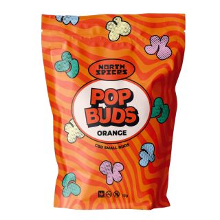 26943 - Cañamo Cbd North Spices Pop Buds Indoor Orange Bud 10 gr.