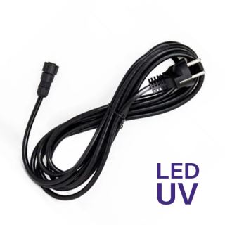Cable Lumatek Led UV Fuente de Alimentacion