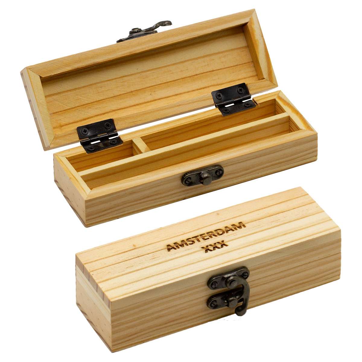 Caja Fumador Madera 15x5x4 cm. Caja Fumador Madera 15x5x4 cm.