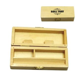 11365 - Caja Fumador Madera Roll Tray  15x6 cm.