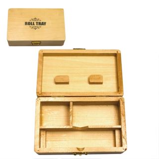 17862 - Caja Fumador Madera Roll Tray 15x10 cm.