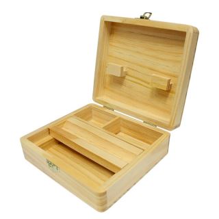 16128 - Caja Fumador Madera Weed Master 15x17 cm.
