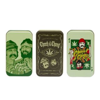20939B - Caja Metal 11.5x6.5x2 cm. Cheech & Chong x Pack 3 ud.