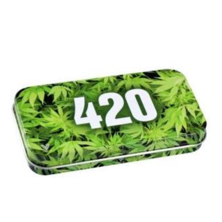 18532 - Caja Metal 420 Green Leaves