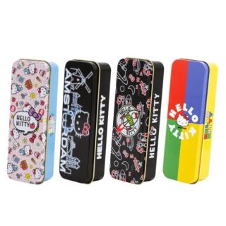 18758 - Cajita Metal Hello Kitty 12x4x2.5 cm. Classic Space Neon Baby 4 ud.