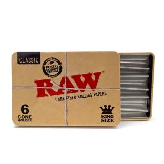 18874 - Cajita Metal Papel de Fumar Raw Portaconos
