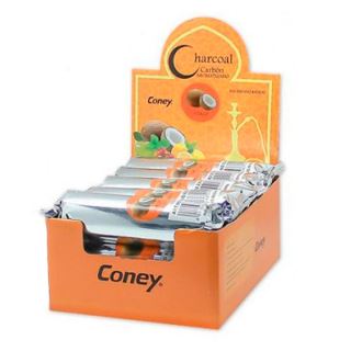 14202 - Carboncillo Coney Premium Coco 33 mm 10 uds