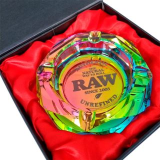 31250 - Cenicero Cristal  Rainbow  11 cm.