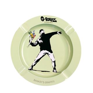 Cenicero Metal G-Rollz Banksy Graffiti 13.5 cm.