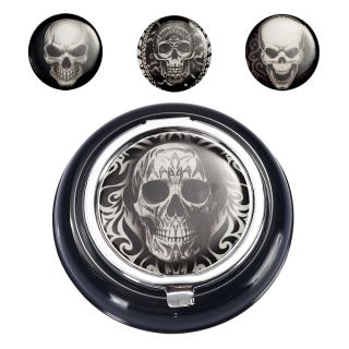 31218B - Cenicero Metal Skull 67 mm. Mix Color