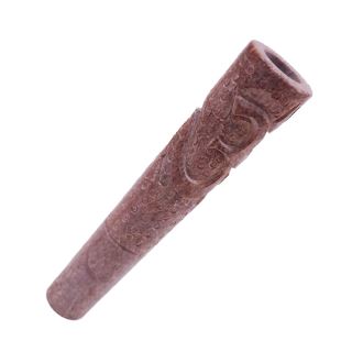 Chillum Piedra 13 cm. Mix Leaf & Face