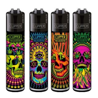 34838 - Clipper     Classic 48 ud. 420 Trippy Skulls