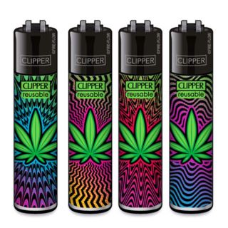 34292B - Clipper     Classic 48 ud. Leaves Trippy