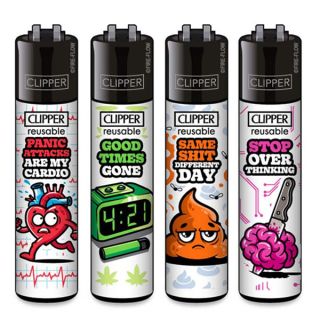 34364B - Clipper     Classic 48 ud. Mix Slogan #9