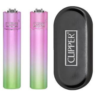 34304A - Clipper   Metal Classic Gradient Watermelon 2 ud.