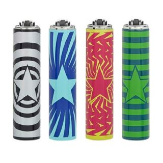 34244 - Clipper Funda Metal Micro Stars 30 u.