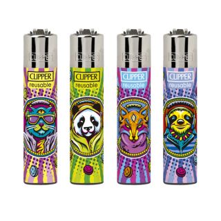34291B - Clipper Micro 48 ud.  Rave Animals