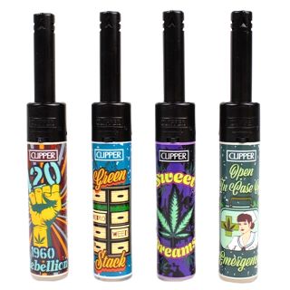 34315A - Clipper Minitube 24 ud. Retro Weed